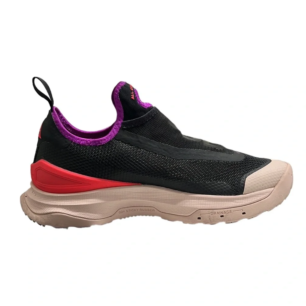 Nike ACG Zoom Air AO Black & Laser Crimson Sneakers Size 6